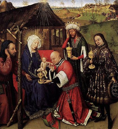 DARET, Jacques Altarpiece of the Virgin oil painting image
